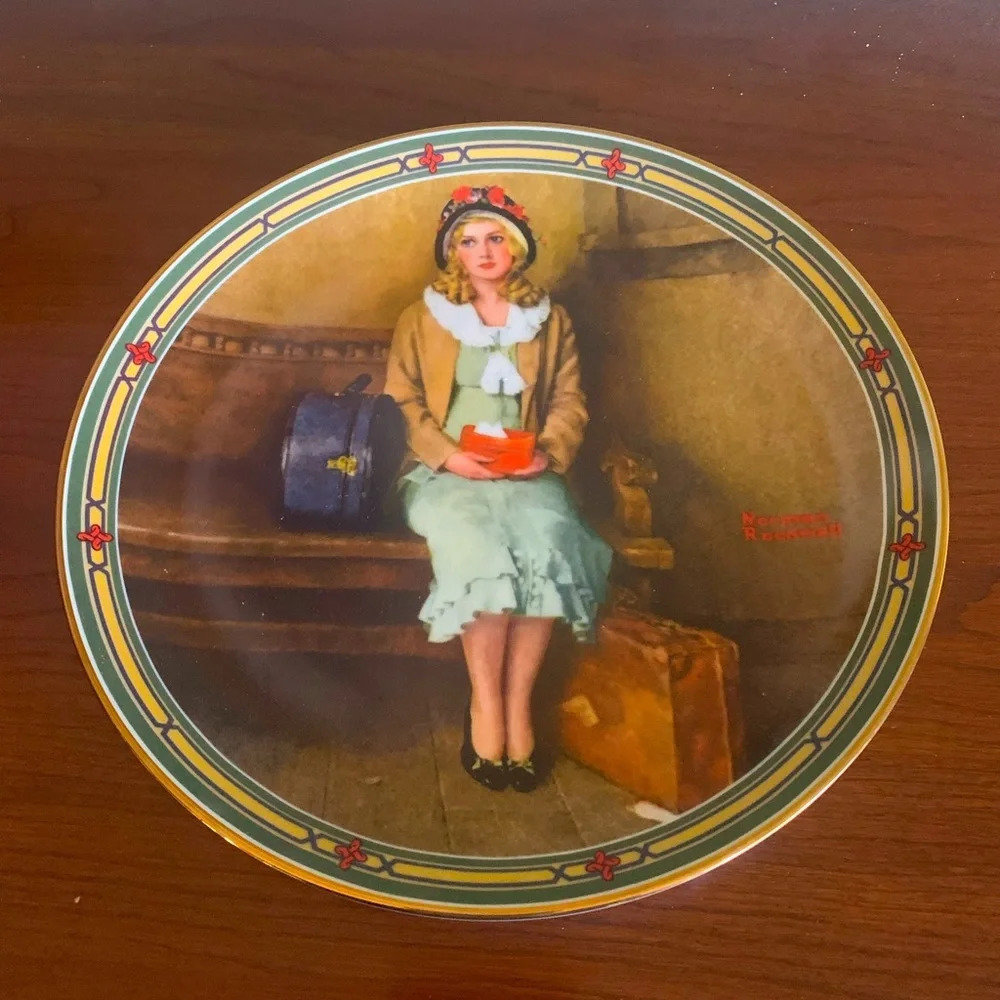 Norman Rockwell Plate “A Young Girl’s Dream”